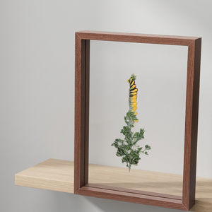 Wood Photo Frame Rectangular Vertical Minimalist Durable <b>Wall</b> Mount Dried <b>Flower</b> Display - Product Image 5