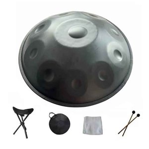 Handpan de 22 pouces <span class=keywords><strong>D</strong></span> <span class=keywords><strong>Kurd</strong></span> 440hz 432hz Ré mineur Tambour Handpan <span class=keywords><strong>9</strong></span> notes Instrument Hand Pan pour <span class=keywords><strong>d</strong></span>ébutant - Product Image 2