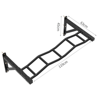 Barres parallèles multifonctionnelles réglables pour entraînement de force, barre de traction murale, équipement de fitness pour la maison, structure en acier