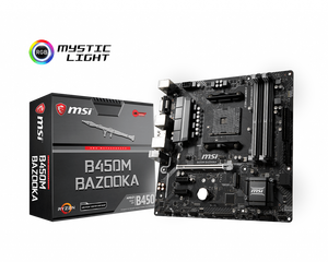 เมนบอร์ด AMD <span class=keywords><strong>MSI</strong></span> <span class=keywords><strong>B450M</strong></span> PRO-VDH MAX M-ATX สำหรับเล่นเกมส์ เมนบอร์ดเดสก์ท็อป AM4 DDR4 128GB USB3.2 SATA3 คุณภาพแท้ จัดส่งเร็ว - Product Image 1