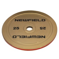 Plaques de poids en titane doré calibrées sur mesure, 20 kg, salle de sport commerciale, musculation