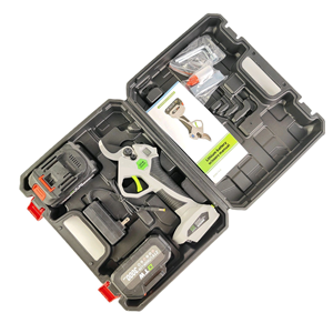 Sécateur électrique sans fil à batterie de 3 mm en acier, cisaille de jardin télescopique à double coupe pour haute altitude - Product Image 6