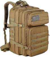 Sac à dos tactique camouflage en polyester 36-56L grande capacité voyage sport extérieur randonnée camping survie imperméable