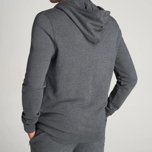 Sweat-shirt à capuche personnalisé pour homme, en coton molletonné, de haute qualité, uni, vente en gros - Product Image 6