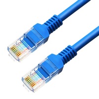 Kabel Patch Ethernet CAT6 RJ-45 Kabel Jaringan LAN Biru