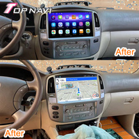 Autoradio 13.3 pouces pour TOYOTA LANDCRUISER LC100/LEXUS LX470 2003 - 2017 navigation GPS DSP Carplay radio unité principale android