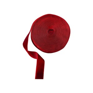 Pita Kupu-kupu Natal Beludru Impor, Tebal dan Bebas Serat untuk Dekorasi Pohon Natal dan Ikat Kado - Product Image 5