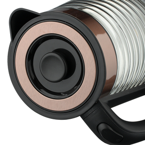 กาต้มน้ำไฟฟ้าทำจากแก้วบอโรซิลิเกตขนาด2ลิตรหม้อต้มน้ำไร้สายพร้อมไฟ LED - Product Image 5