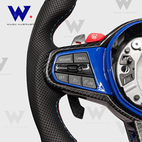 Volant de direction en fibre de carbone pour BMW série G M3 G80 M4 G82 M5 F90 M8 X3m X4m X5m X6m G3x G1x F10 F30 F31personnalisation Sport M6