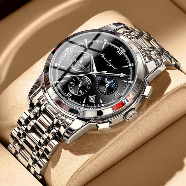 Multi-functional Men's Watch Luminous Waterproof Quartz Watch Men's Quartz Wrist Watches Men
