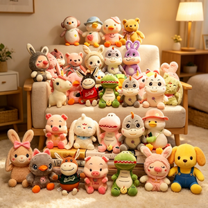 Prix direct usine en gros 8 pouces en peluche mignon 8 pouces peluche jouet décoration de <span class=keywords><strong>la</strong></span> maison belle bande <span class=keywords><strong>dessin</strong></span>ée Durable 8 pouces en peluche jouet - Product Image 1