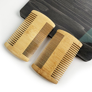 Phong Cách Mới Làm Bằng Tay Tre Tự Nhiên Bỏ Túi Có Kích Thước Tốt & Rộng Răng <span class=keywords><strong>Moustache</strong></span> Phong Cách Bằng Gỗ Râu Lược Cổ Điển & Di Động Cho Người Đàn Ông - Product Image 1