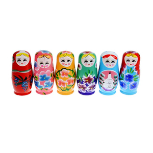 FQ marque en gros personnalisé poupée russe <span class=keywords><strong>matriochka</strong></span> Promotion gif jouet traditionnel peint à la main en bois russe poupée - Product Image 5
