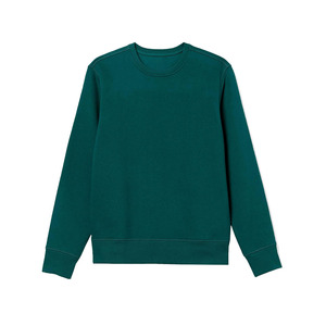 เสื้อสเวตเชิ้ตผู้ชายสไตล์วินเทจ ลุคทำเก่า สำหรับฤดูหนาว สีพื้น แต่งขอบสีเดียว เนื้อผ้านุ่ม ซักแล้ว - Product Image 6