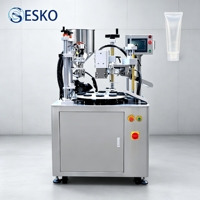 Machine de remplissage de tubes en aluminium pour dentifrice liquide ESKO, à ultrasons, pour cosmétiques, directement de l'usine