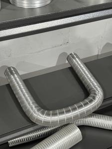 Machine de formage de conduits semi-rigides flexibles en aluminium pur SS Machine de fabrication de tuyaux d'échappement pour chauffage au gaz de cheminée - Product Image 6