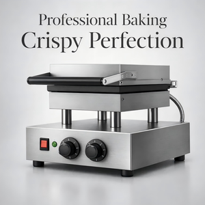 Machine professionnelle à gaufres commerciales, en acier inoxydable, pour des gaufres croustillantes, idéale pour les entreprises de snacks et desserts à fort volume de production - Product Image 1