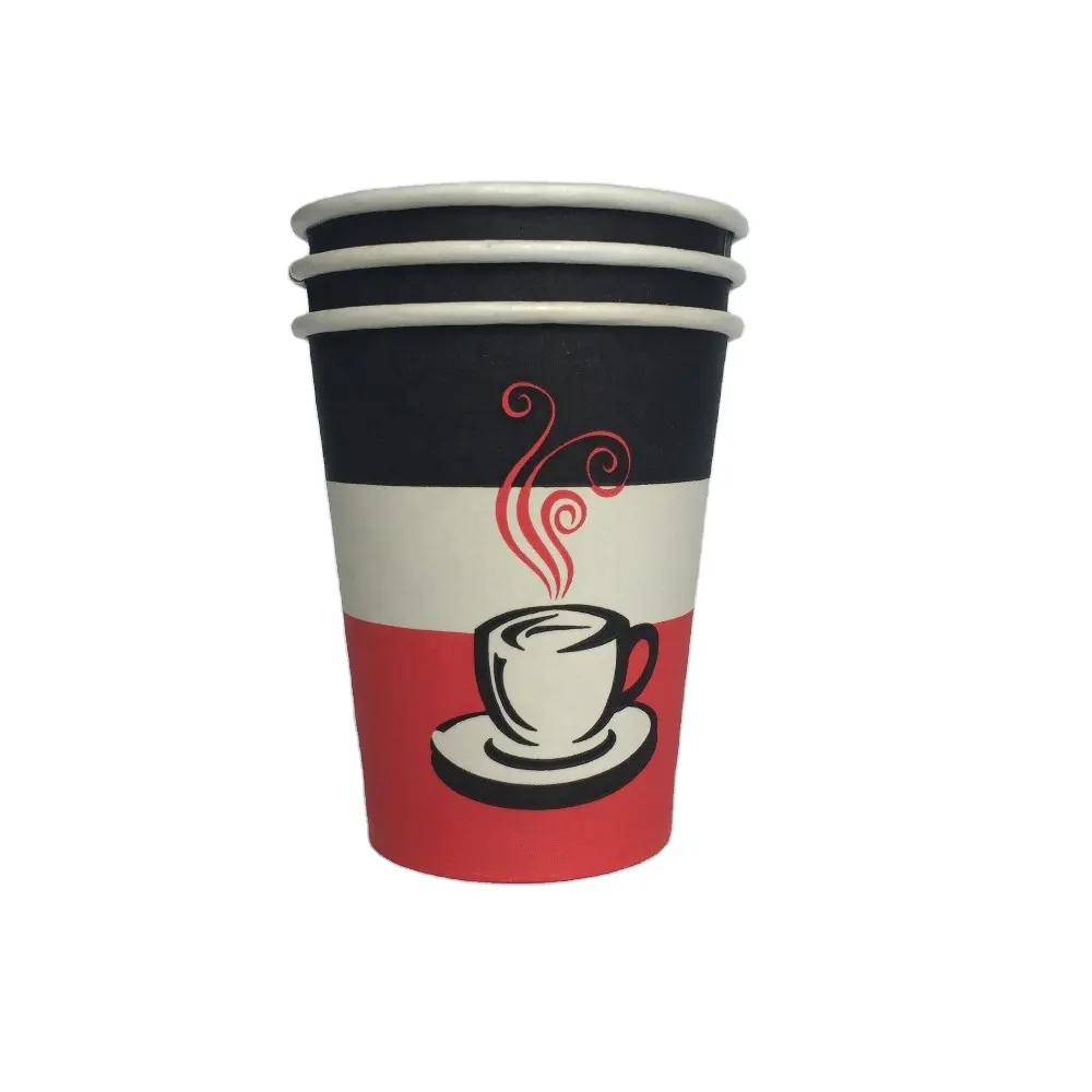 Anqing Laike 6oz 7oz 8oz 9oz Paper Cups Coffee Insulated Disposable Raw Material Cups