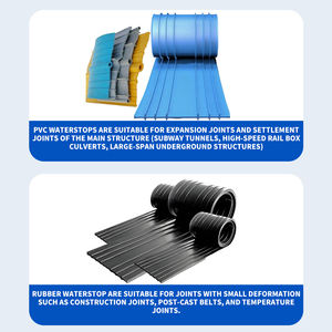 Begraven/Achterste Stok Rubber Waterstop Ingebed Rubber Waterstop Voor Betonnen Gebouw Waterdicht Materiaal - Product Image 3