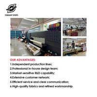 Tenue de football personnalisée avec motif bleu ondulé – Ensemble complet maillot et short d'entraînement de club à séchage rapide