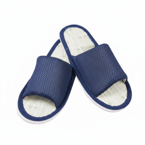 Pantoufles en maille marine Pantoufles confortables pour le salon, le bureau et la maison pour les commodités de l'hôtel - Product Image 1