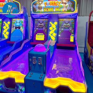 Machine de récompense d'arcade intérieure interactive pour enfants, jeu de bowling forestier à monnayeur - Product Image 5