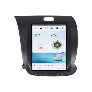 Pemutar Multimedia mobil 4G, layar vertikal Android 11, Unit pemutar Multimedia mobil Stereo Radio Headunit GPS Navigator Carplay untuk Kia K3 2013-2017