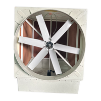 Machines de ventilation pour l'agriculture et l'élevage de volailles Rideau d'eau en fibre de verre Refroidisseur d'air par évaporation avec ventilateur
