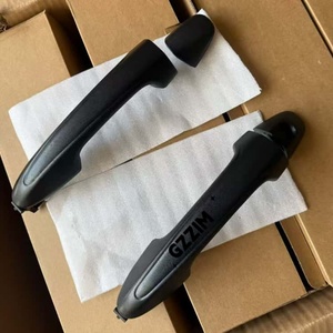 Poignée de porte intérieure avant de remplacement en plastique ABS noir de haute qualité, finition polie, ajustement universel pour Hilux Revo 6 - Product Image 4