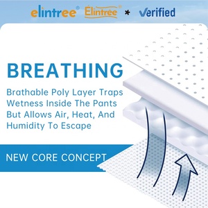 Elintree chất lượng tốt rò rỉ bằng chứng panty hình dạng tã phụ nữ dành cho người lớn kéo lên quần tã nhà sản xuất - Product Image 4