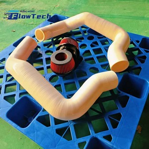 FlowTech New 3.5" Front Mount Intake System 5-Ply Wire-Reinforced Silicone for F90 M5 F92 M8 G30 M550i S63 2019+ High - Product Image 5