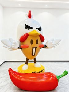 Escultura de mascota naranja de FRP personalizada, estatua de personaje de fruta para promoción de marca, accesorio para eventos, cafetería, punto de referencia público - Product Image 3