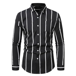 <strong>Men's</strong> Button Up Striped Shirts - Product Image 2
