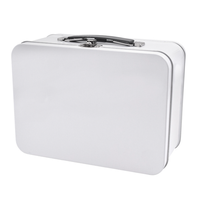 Boîte en fer blanc de qualité alimentaire rectangulaire en métal personnalisé en gros mini boîte à déjeuner en étain
