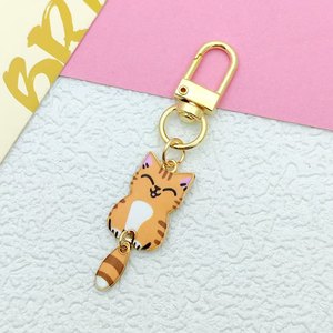 Nhà Máy Bán Buôn Tùy Chỉnh Móc Chìa Khóa Dễ Thương Mèo Men Móc Chìa Khóa Móc Chìa Khóa Vòng Kim Loại Tùy Chỉnh Móc Chìa Khóa Cho Quà Tặng - Product Image 4