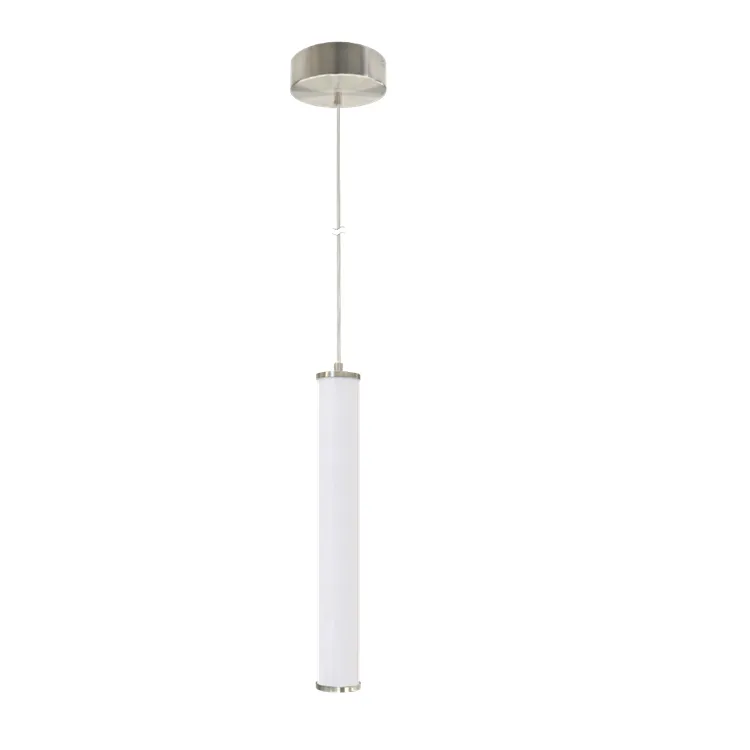 OEM Modern Cylindrical Steel Black Ceiling Hanging Lamp Ceiling Mount LED Pendant Light