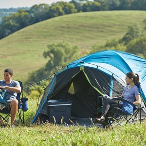 Tente de camping familiale 4 saisons OEM, imperméable et coupe-vent, avec espace moustiquaire pour la randonnée et le trekking - Product Image 5