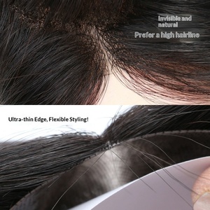 Prótesis Capilar Masculina 60-<span class=keywords><strong>Web</strong></span> Recurve Biological Edge, Cabello Humano 100%, Tejida a Mano, Lisa, Invisible, Sin Costuras, Realista y Transpirable - Product Image 2