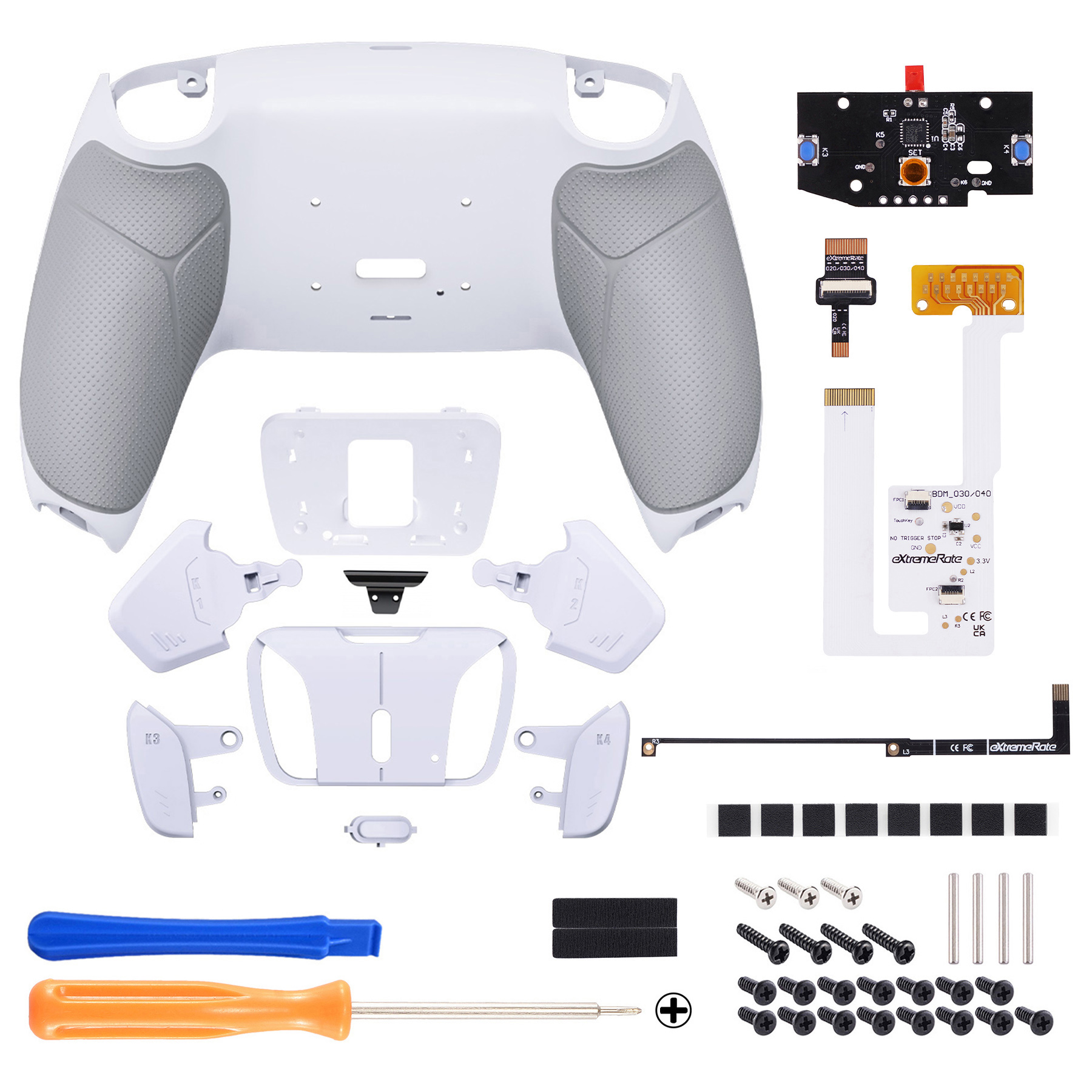 White Rubberized Grip YPFU6002G5