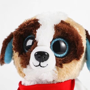 Elektrik yürüyüş peluş oyuncak köpek sibirya Husky Saint Bernard büyük gözlü köpek peluş oyuncaklar - Product Image 6