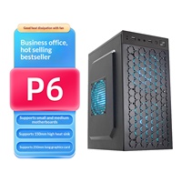 Assembly Full Tower Computer Case Desktop ATX ITX MATX Small Host Full Side Transparent Acrylic Business Office DIY Shell