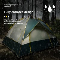 Carpa de Camping Plegable, Portátil, Impermeable y con Protección Solar, de Apertura Rápida y Automática, para Varias Personas, Directo de Fábrica