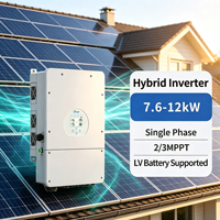Inverter Hibrida Deye Split Phase 120/240V Versi AS, Mendukung Baterai Tegangan Rendah (LV) untuk Penyimpanan Energi Surya