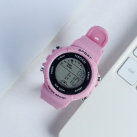 Montre de sport tendance pour femmes, montres numériques à LED, bracelet en silicone rose, montres électroniques, horloge pas chère, Reloj Mujer
