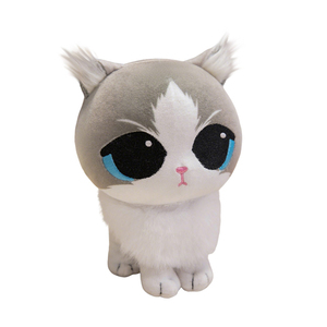 Nuovo arrivo peluche <span class=keywords><strong>grandi</strong></span> <span class=keywords><strong>occhi</strong></span> profumati gatto farcito decorazione per la casa regalo di Halloween morbido piccolo gatto bambola in piedi - Product Image 1