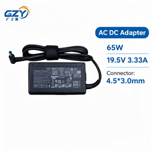 อะแดปเตอร์ AC 19.5V 3.33A 65W หัวปลั๊กสีน้ำเงินขนาด 4.5x3.0 มม. สำหรับจ่ายไฟแล็ปท็อป HP EliteBook Pavilion Chromebook โน้ตบุ๊ก - Product Image 1