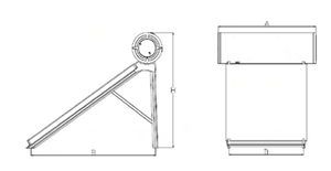 Kehui <span class=keywords><strong>Chauffe</strong></span>-<span class=keywords><strong>eau</strong></span> intelligents Geyser solaire à plaque plate haute tension - Product Image 5