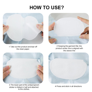 LMLTOP Protège-aisselles auto-adhésifs jetables absorbants contre la <span class=keywords><strong>transpiration</strong></span> - Product Image 6