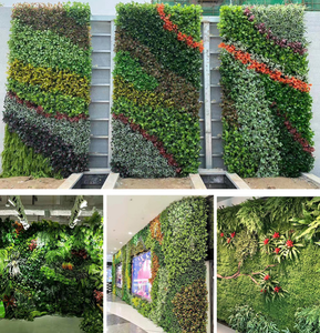 Thiết Kế Mới Rừng Phong Cách Dọc Nhà Máy Tường Tường Nhân Tạo Treo Nhà Máy Màu Xanh Lá Cây Cỏ Tường Cỏ Nhân Tạo Cho Trang Trí Nội Thất - Product Image 5