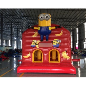 Extérieur bande dessinée commerciale thème parcours d'obstacles Gonflable avec <span class=keywords><strong>toboggan</strong></span> pour les enfants - Product Image 2